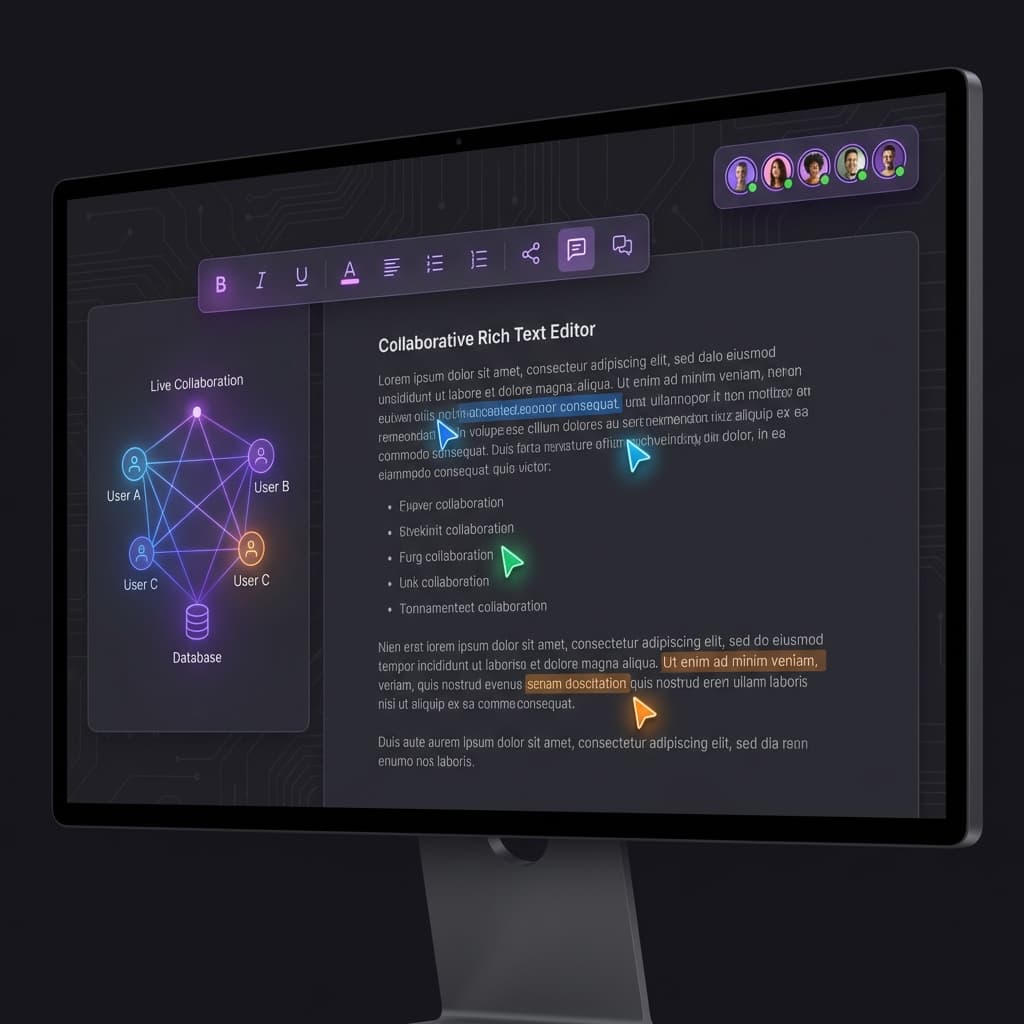 Collaborative Rich Text Editor